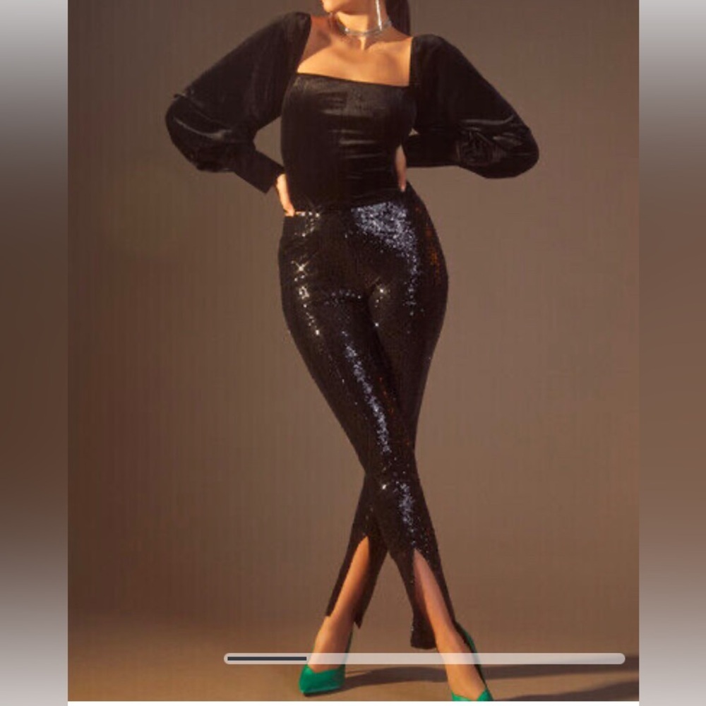 Sequined Pants